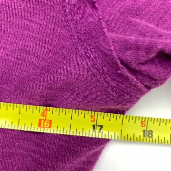 DIESEL Magenta T-shirt with Side Neck Pocket size Small - Picture 5 of 7